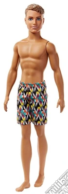 Mattel FJF09 - Barbie - Spiaggia - Ken Costume A Scacchi giochi