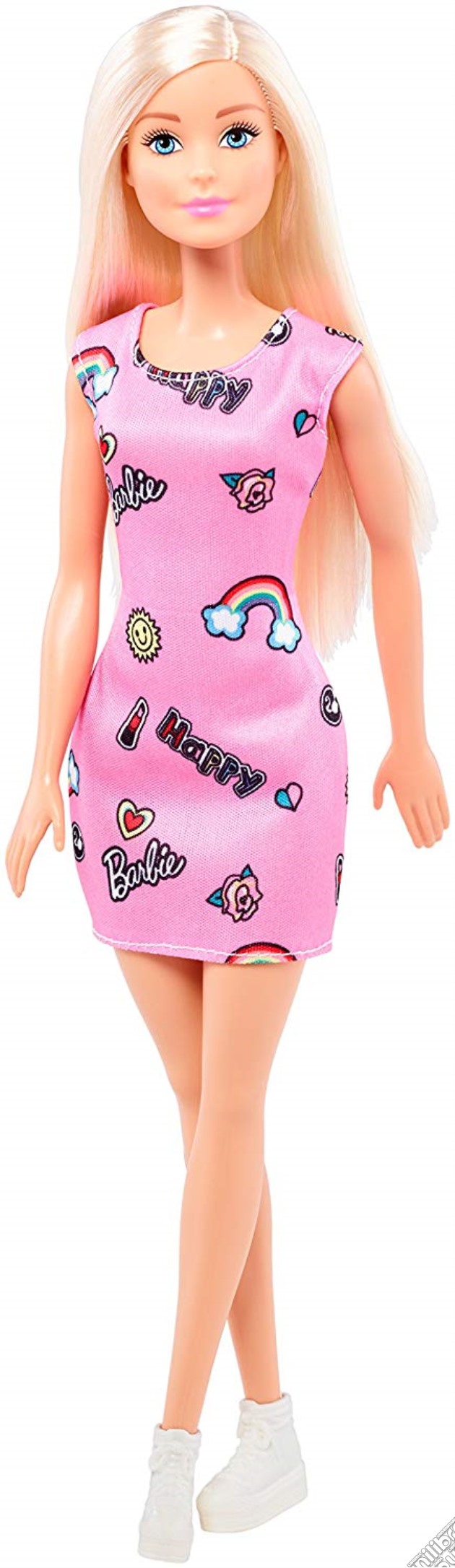 Mattel FJF13 - Barbie - Fashion And Beauty - Barbie Trendy Bionda Con Vestito Rosa gioco di Mattel