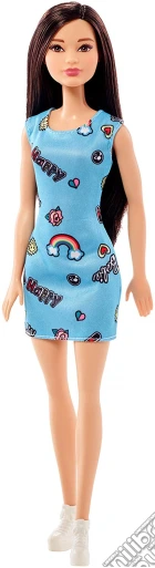 Mattel FJF16 - Barbie - Fashion And Beauty - Barbie Trendy Brunette Con Vestito Azzurro giochi