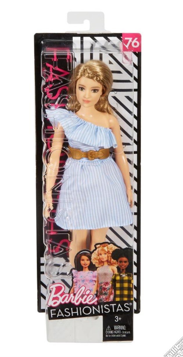 Mattel FJF41 - Barbie - Fashionistas - 76 Pinch Of Pinstripes Curvy gioco di Mattel
