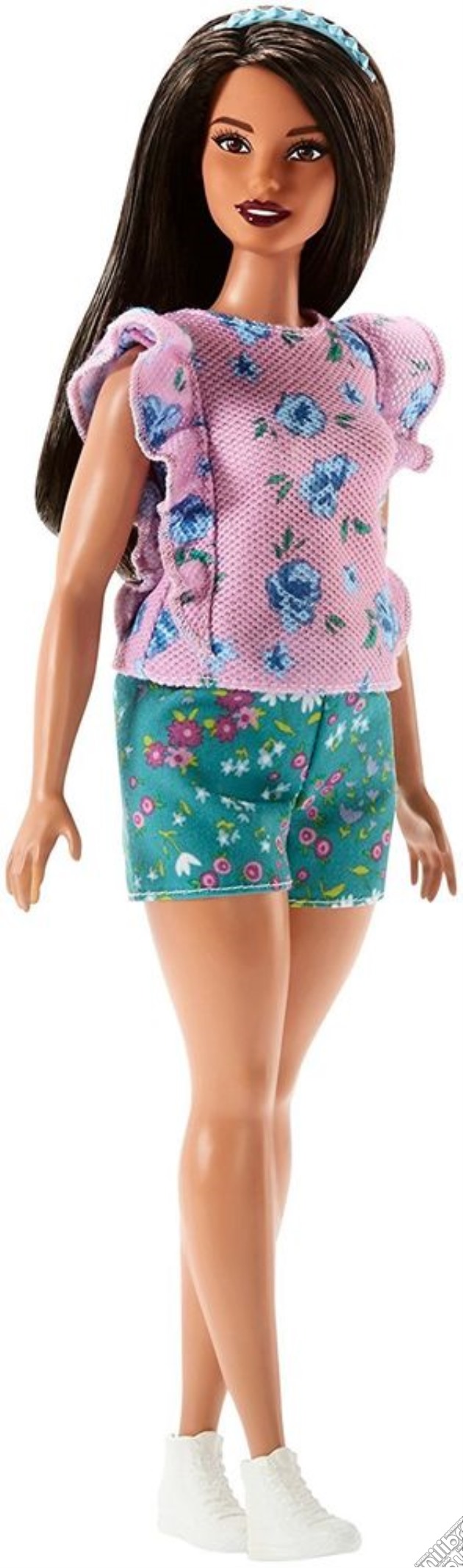 Mattel FJF43 - Barbie - Fashionistas - Florals Frills Curvy gioco di Mattel