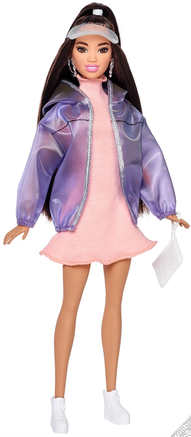Mattel FJF71 - Barbie - Fashion And Beauty - Barbie Fashionista + Accessori/Vestiti Moda - Sporty gioco di Mattel