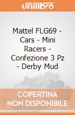 Mattel FLG69 - Cars - Mini Racers - Confezione 3 Pz - Derby Mud gioco di Mattel