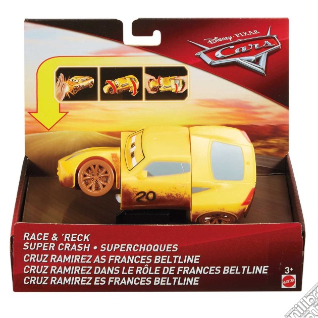 Mattel FMH53 - Cars - Veicolo Scontri Sconvolgenti - Muddy Cruz gioco di Mattel