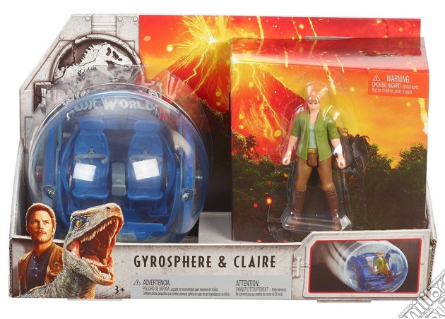 Mattel FMM50 - Jurassic World - Story Pack - Claire E Gyrosphere gioco di Mattel