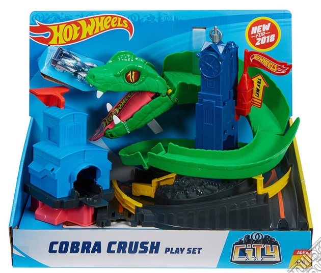 Hot Wheels Playset Cobra Crush gioco di MOD
