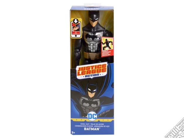 Mattel FPC62 - Justice League Action - Personaggio Base 30 Cm - Batman Costume In Acciaio gioco di Mattel