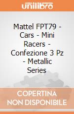 Mattel FPT79 - Cars - Mini Racers - Confezione 3 Pz - Metallic Series gioco