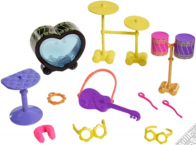 Mattel FRH41 - Enchantimals - Playset Bambola E Amici Cuccioli - Sage La Puzzola Amiche Per La Musica gioco di Mattel