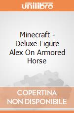 Minecraft - Deluxe Figure Alex On Armored Horse gioco di Terminal Video