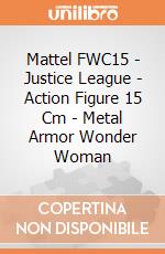 Mattel FWC15 - Justice League - Action Figure 15 Cm - Metal Armor Wonder Woman gioco