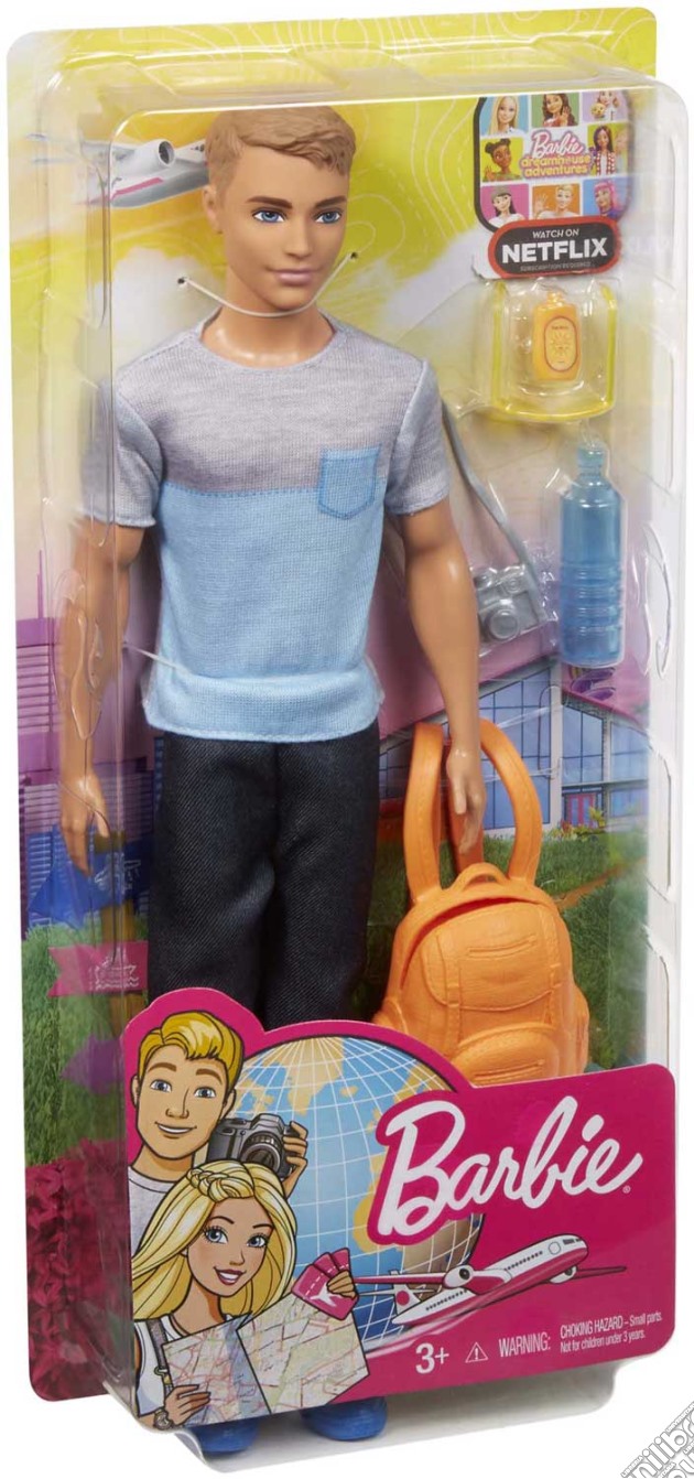 Mattel FWV15 - Barbie - Ken Travel gioco di Mattel