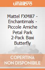 Mattel FXM87 - Enchantimals - Piccole Amiche Petal Park 2-Pack Baxi Butterfly gioco
