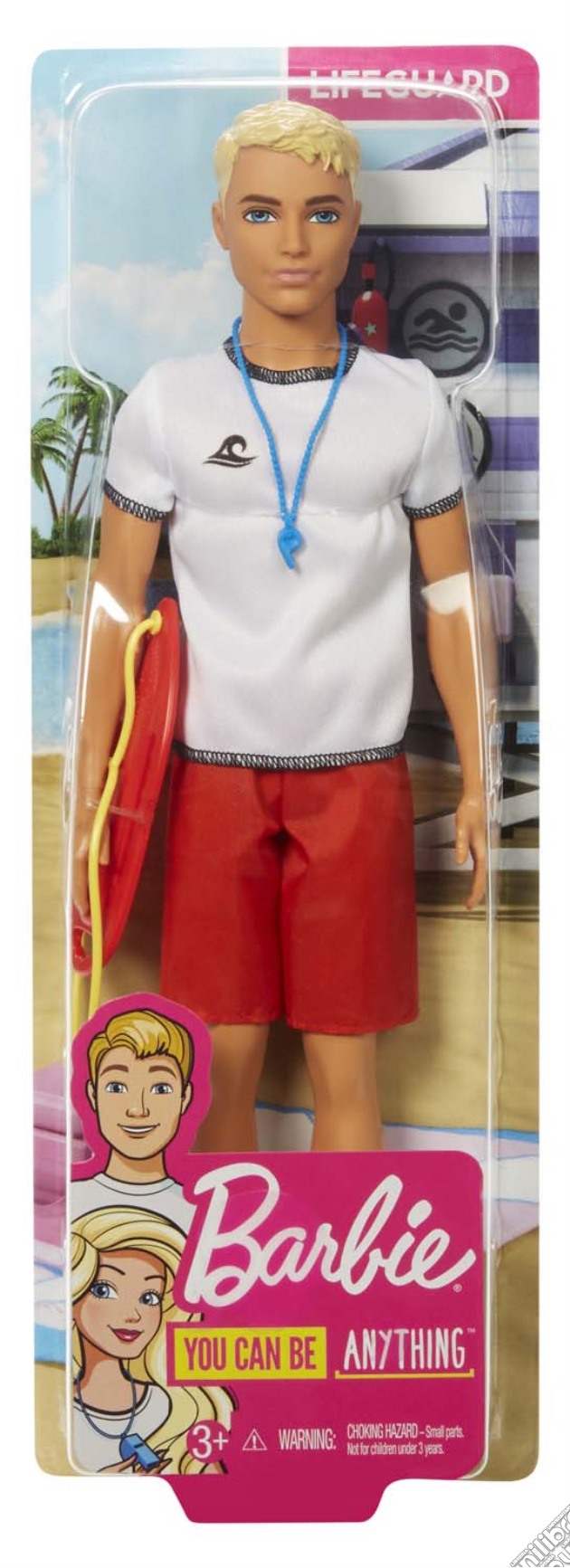 Mattel FXP04 - Barbie - Ken - Carriere - Bagnino gioco di Mattel