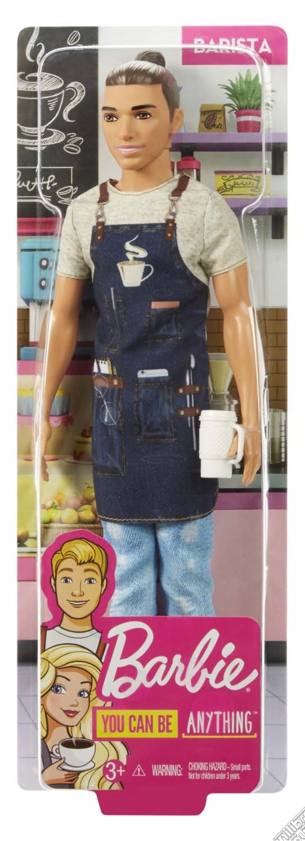 Mattel FXP03 - Barbie - Ken - Carriere - Barista gioco di Mattel