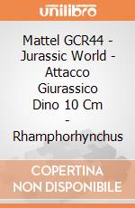 Mattel GCR44 - Jurassic World - Attacco Giurassico Dino 10 Cm - Rhamphorhynchus gioco di Mattel