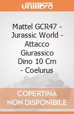 Mattel GCR47 - Jurassic World - Attacco Giurassico Dino 10 Cm - Coelurus gioco di Mattel