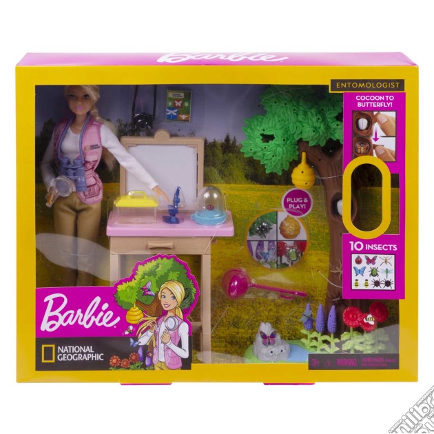 Mattel GDM49 - Barbie - Natural Geographic - Farfalle gioco di Mattel