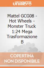 Mattel GCG08 - Hot Wheels - Monster Truck 1:24 Mega Trasformazione B gioco di Mattel