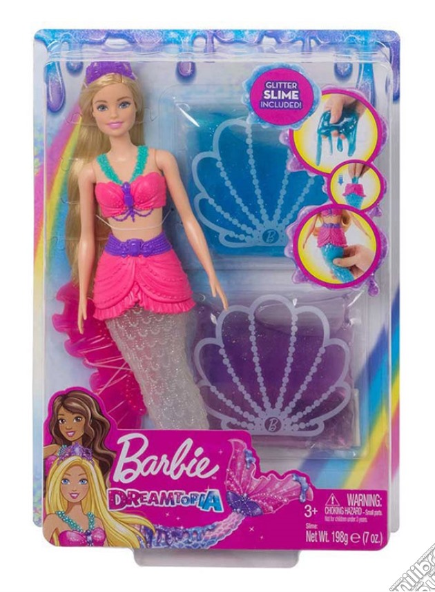 Barbie Dreamtopia Sirena con Slime gioco di BAM