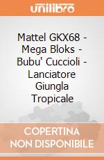 Mattel GKX68 - Mega Bloks - Bubu' Cuccioli - Lanciatore Giungla Tropicale gioco