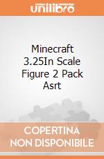 Minecraft 3.25In Scale Figure 2 Pack Asrt gioco