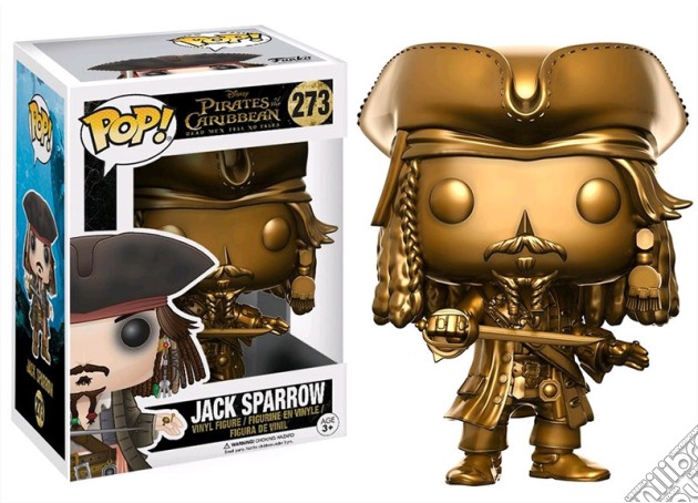 Figure POP! POTC Jack Sparrow Gold Ed. gioco di FIGU