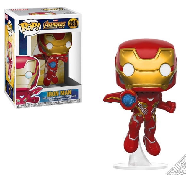 Marvel: Funko Pop! - Avengers Infinity War - Iron Man (Bobble-Head) (Vinyl Figure 285) gioco di FIGU