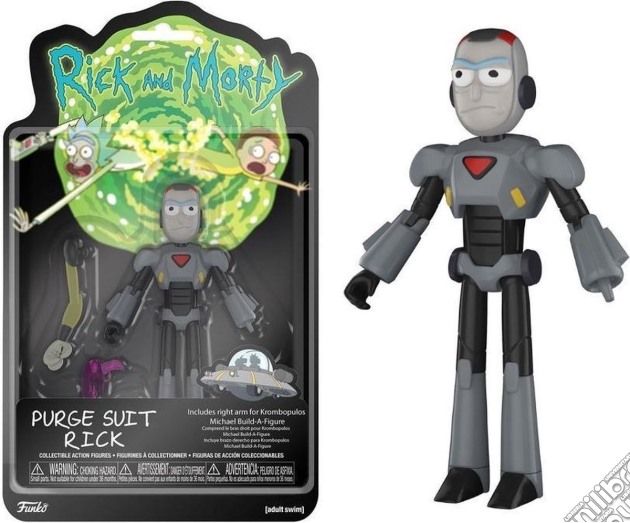 Funko Action Figure: - Rick & Morty - Rick (Purge Suit) gioco di Funko