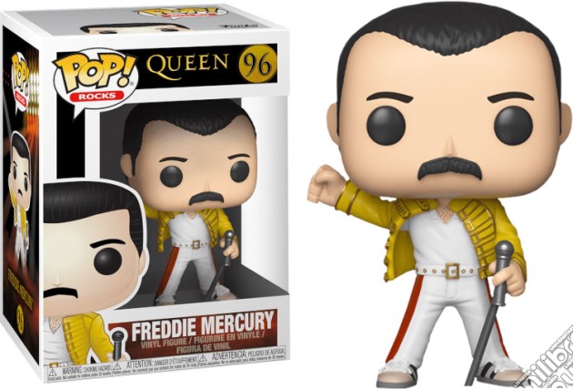 Queen: Funko Pop! Rocks - Freddy Mercury Wembley 1986 (Vinyl Figure 96) gioco di FIGU