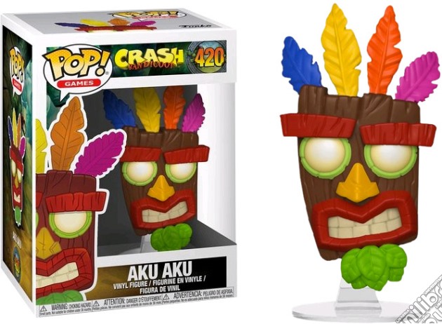Figure POP! Crash Bandicoot Aku Aku gioco di FIGU