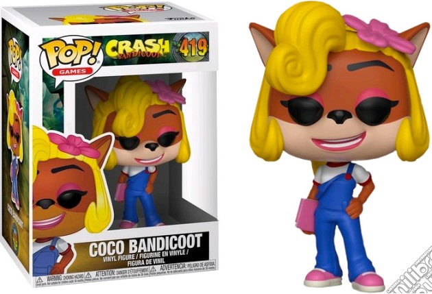 Crash Bandicoot: Funko Pop! Games - Coco Bandicoot (Vinyl Figure 419) gioco di FIGU