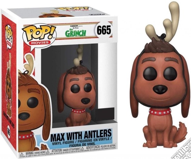 Funko - 665 - The Grinch - Max With Antlers gioco