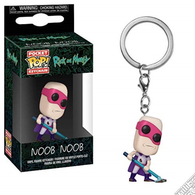 Funko Pop! Keychain: - Rick & Morty - Noob-Noob gioco