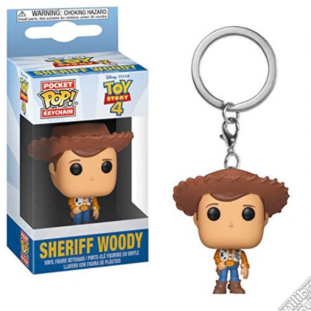 Disney: Funko Pop! Pocket Keychain - Toy Story 4 - Woody (Portachiavi) gioco di Funko