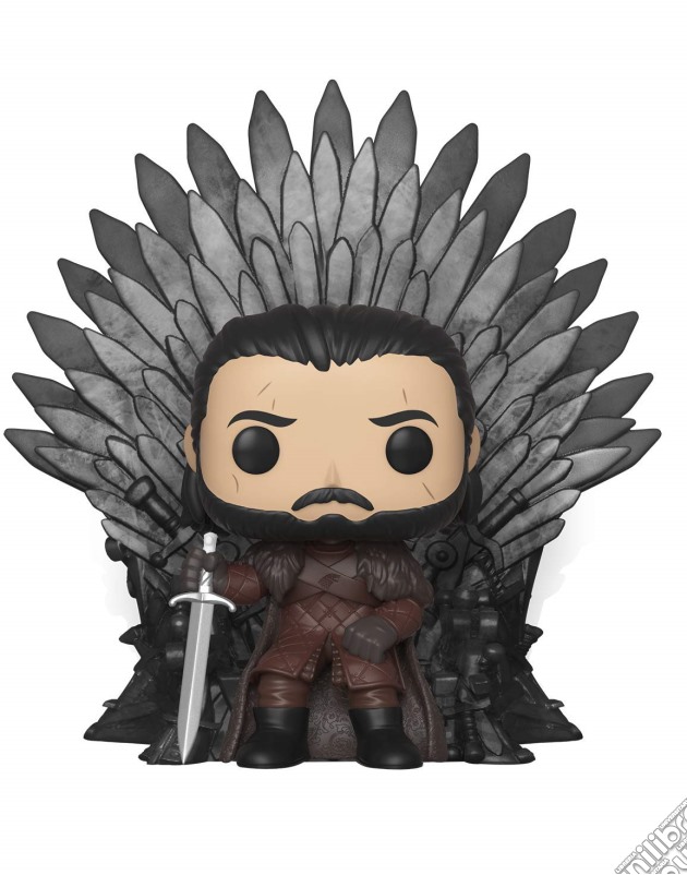 Game Of Thrones: Funko Pop! Deluxe - Jon Snow Sitting On Iron Throne gioco di Funko
