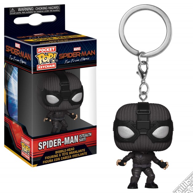 Marvel: Funko Pop! Keychain - Spider-Man - Far From Home - Spider-Man (Stealth S gioco di Funko