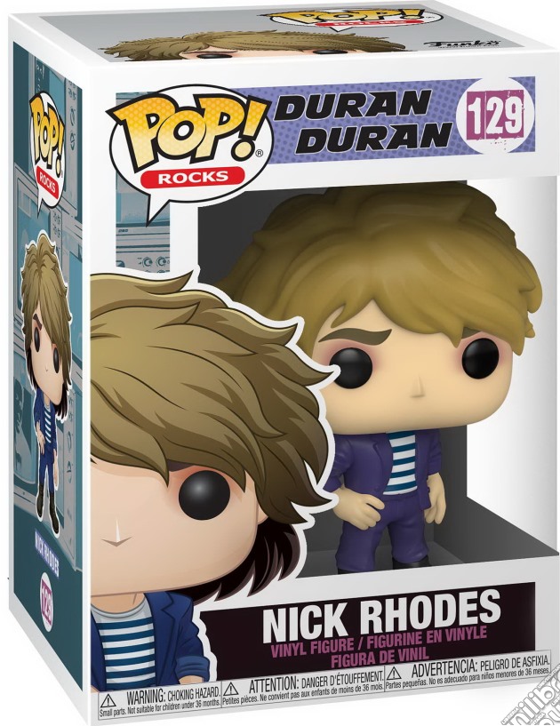 Duran Duran: Funko Pop! Rocks - Nick Rhodes (Vinyl Figure 129) gioco