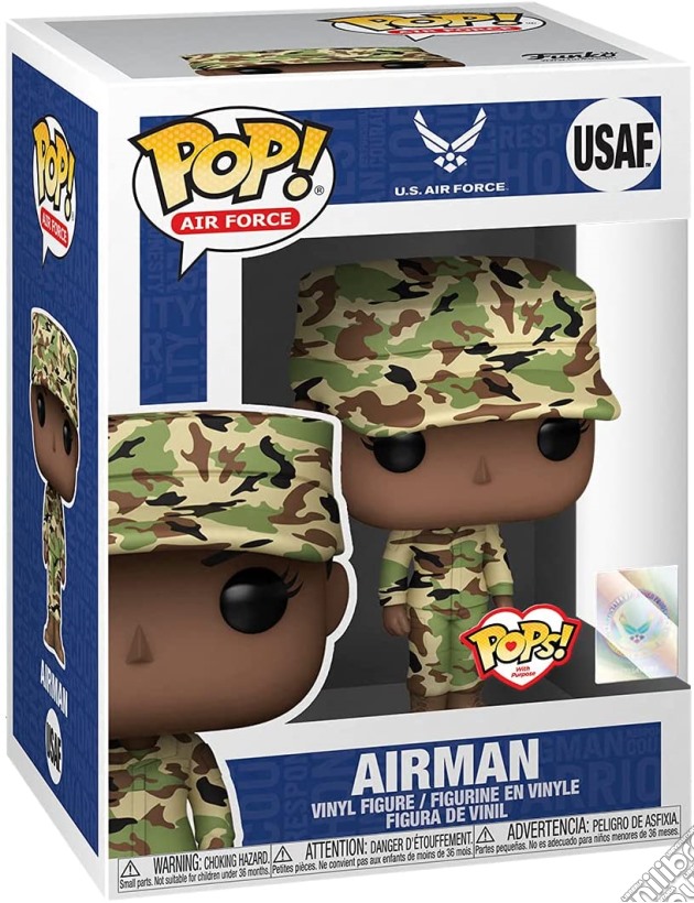 Military: Funko Pop! Air Force - USAF - Airman (Female - A) gioco