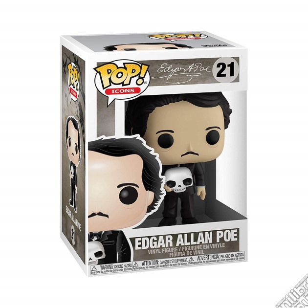 Funko Pop! Icons: - Edgar Allan Poe W/ Skull gioco