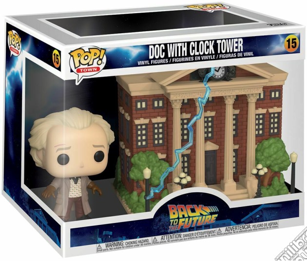 Back To The Future: Funko Pop! Town - Doc With Clock Tower (Vinyl Figure 15) gioco