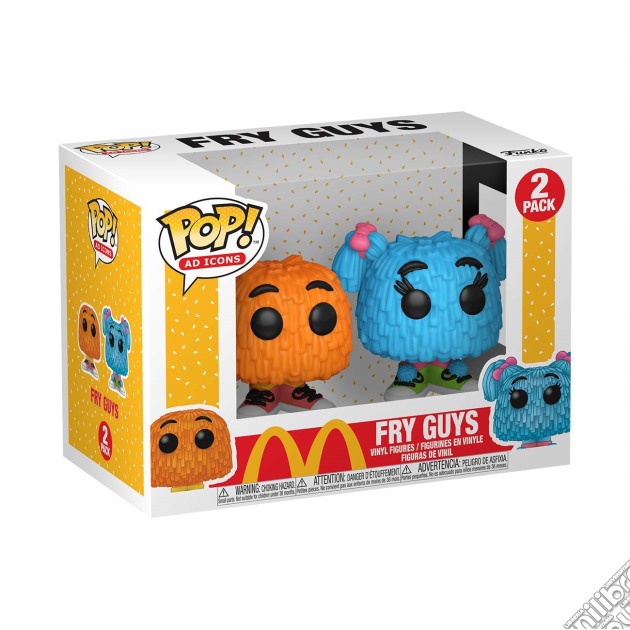 Funko Pop! Ad Icons: - Mcdonald'S - 2Pk Fry Guy (Orange/Blue) gioco