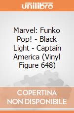 Marvel: Funko Pop! - Black Light - Captain America (Vinyl Figure 648) gioco di FIGU