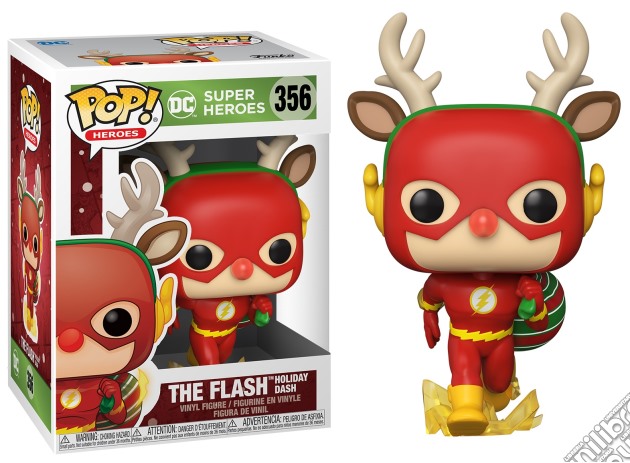 Figure POP!DcComic:Holiday-Rudolph Flash gioco di FIGU