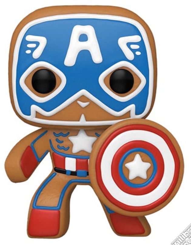FUNKO POP Marvel Holiday Captain America gioco di FIGU