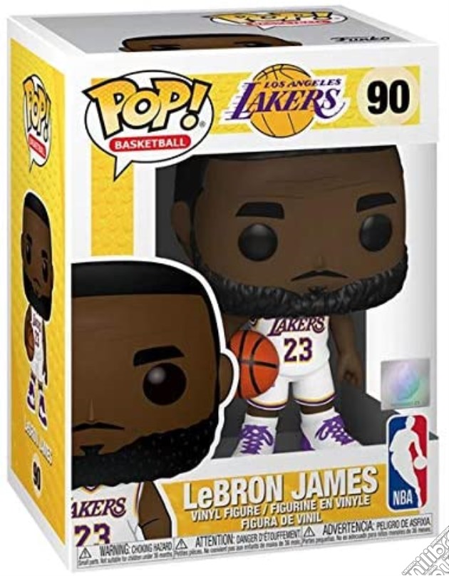 Basketball: Funko Pop! - Nba - Los Angeles Lakers - Lebron James (Alternate) (Vinyl Figure 90) gioco di FIGU