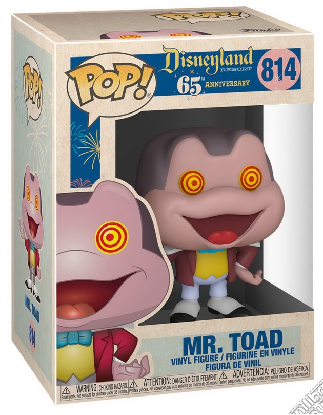Funko Pop! Disney: - Disney 65 -Mr. Toad W/Spinning Eyes gioco