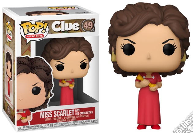 Clue: Funko Pop! Retro Toys - Miss Scarlet With The Candlestick (Vinyl Figure 49) gioco