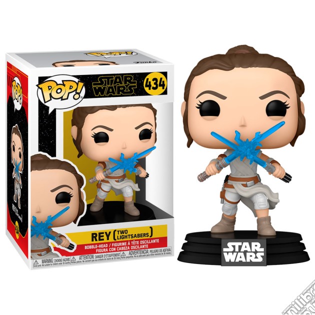 Figure POP!Star Wars:Rey w/2Light Sabers gioco di FIGU