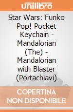 Star Wars: Funko Pop! Pocket Keychain - Mandalorian (The) - Mandalorian with Blaster (Portachiavi) gioco